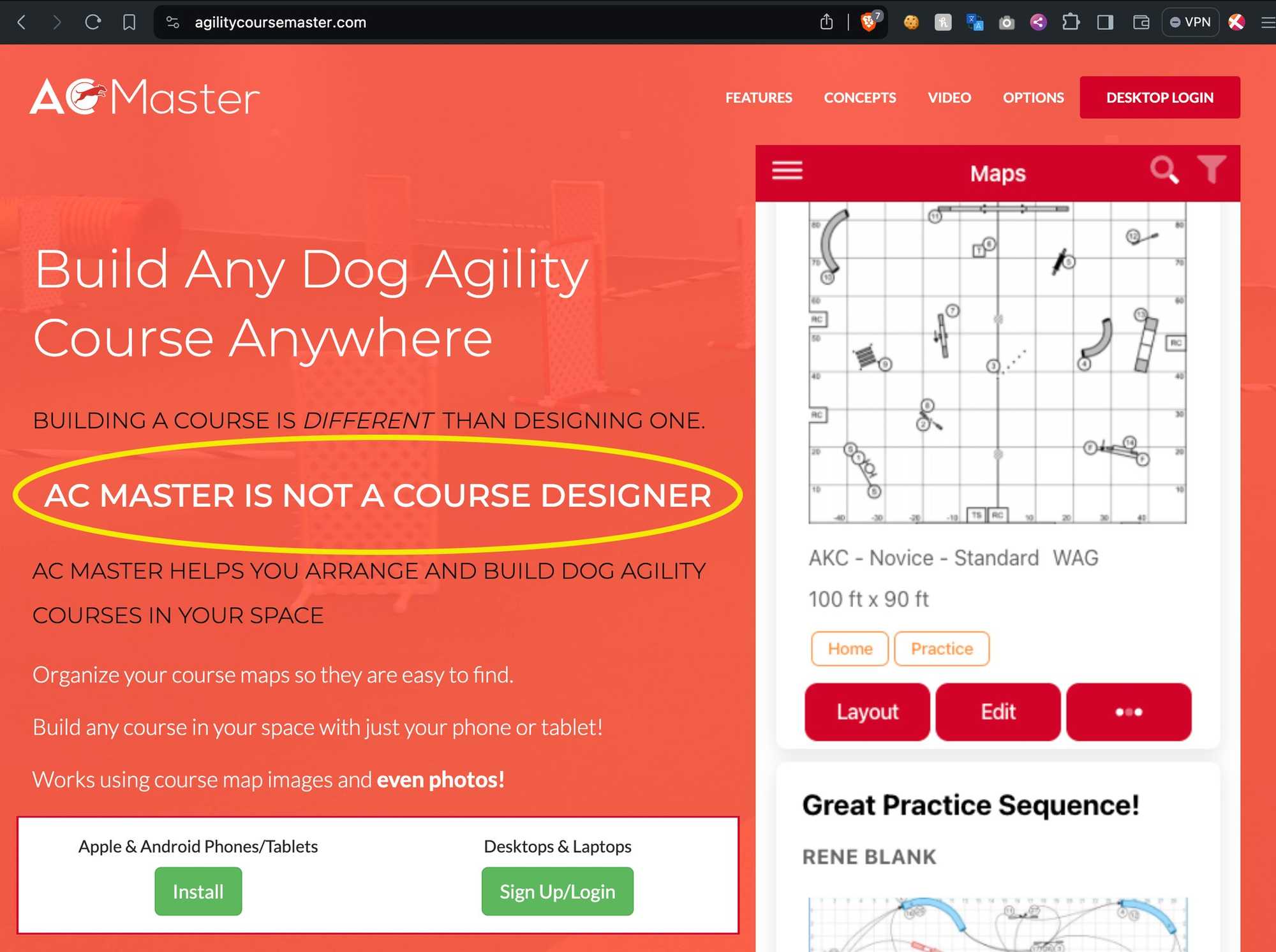 AC Master Website Update